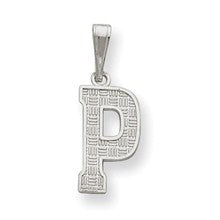 Sterling Silver Initial P Charm hide-image