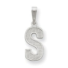 Sterling Silver Initial S Charm hide-image