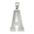 Sterling Silver Initial A Charm hide-image