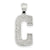 Sterling Silver Initial C Charm hide-image