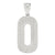 Sterling Silver Initial O Charm hide-image