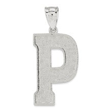 Sterling Silver Initial P Charm hide-image