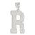 Sterling Silver Initial R Charm hide-image