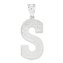 Sterling Silver Initial S Charm hide-image