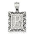 Sterling Silver Initial B Charm hide-image