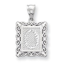 Sterling Silver Initial O Charm hide-image