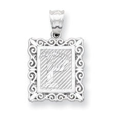 Sterling Silver Initial P Charm hide-image