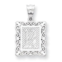 Sterling Silver Initial R Charm hide-image