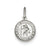 St. Christopher Medal, Charm in Sterling Silver