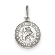 Sterling Silver St. Christopher Medal, Charm hide-image