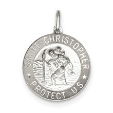 Sterling Silver St. Christopher Medal, Charm hide-image