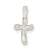 Sterling Silver Tiny Freeform Cross Charm hide-image