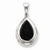 Sterling Silver Onyx pendant, Lovely Pendants for Necklace