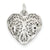 Heart Charm in Sterling Silver