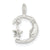 Moon & Star Charm in Sterling Silver