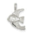 Fish Charm in Sterling Silver