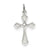 Sterling Silver CZ Passion Cross Charm hide-image