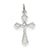 CZ Passion Cross Charm in Sterling Silver