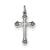 Antiqued Cross Charm in Sterling Silver