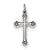 Sterling Silver Antiqued Cross Charm hide-image