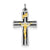 Sterling Silver & Vermeil INRI Crucifix Charm hide-image