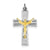 Sterling Silver & Vermeil Crucifix Charm hide-image