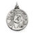 Sterling Silver Antiqued Ecce Homo Medal, Charm hide-image