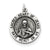 Sacred Heart of Jesus Medal, Charm in Sterling Silver