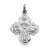 Sterling Silver Satin 4-way Medal, Gorgeous Charm hide-image