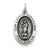 Our Lady of Guadalupe Medal, Beautiful Charm in Sterling Silver