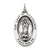 Our Lady of Guadalupe Medal, Delightful Charm in Sterling Silver