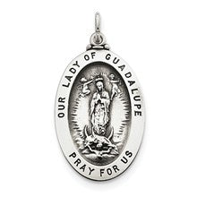 Sterling Silver Our Lady of Guadalupe Medal, Delightful Charm hide-image