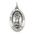 Sterling Silver Our Lady of Guadalupe Medal, Delightful Charm hide-image