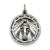 Sterling Silver Antiqued Miraculous Medal, Pretty Charm hide-image