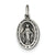 Antiqued Miraculous Medal, Gorgeous Charm in Sterling Silver