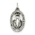 Sterling Silver Antiqued Miraculous Medal Charm hide-image