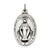 Sterling Silver Antiqued Miraculous Medal, Exquisite Charm hide-image