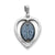 Miraculous Heart Medal, Lovely Charm in Sterling Silver