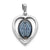 Sterling Silver Miraculous Heart Medal, Lovely Charm hide-image