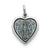 Sterling Silver Miraculous Heart Medal, Alluring Charm hide-image