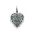 Miraculous Heart Medal, Alluring Charm in Sterling Silver