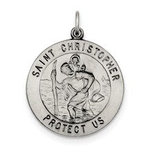 Sterling Silver St. Christopher Medal, Exquisite Charm hide-image