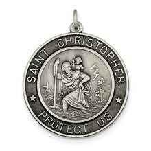 Sterling Silver St. Christopher Medal, Pendants and Charm hide-image