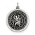 Sterling Silver St. Christopher Medal, Lovely Charm hide-image