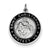 Sterling Silver Enameled St. Christopher Medal, Classy Charm hide-image