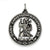 Sterling Silver St. Christopher Medal, Appealing Charm hide-image