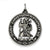 St. Christopher Medal, Appealing Charm in Sterling Silver