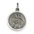 Sterling Silver St. Christopher Medal, Dazzling Charm hide-image