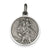 Antiqued St. Christopher Medal, Pendants and Charm in Sterling Silver