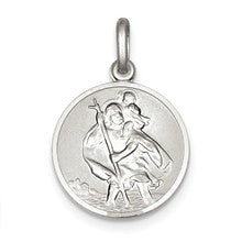 Sterling Silver St. Christopher Medal, Gorgeous Charm hide-image